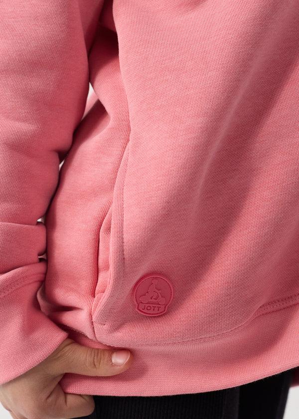 Jott Veste Enfant Zippée à Capuche Fuchsia Vibrant Arie