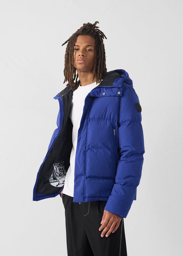 Jott Veste Grand Froid Esprit Puffer Bleu Cobalt Sanji