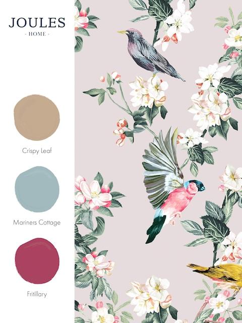 joules Antique Creme Handford Garden Birds 10M Wallpaper