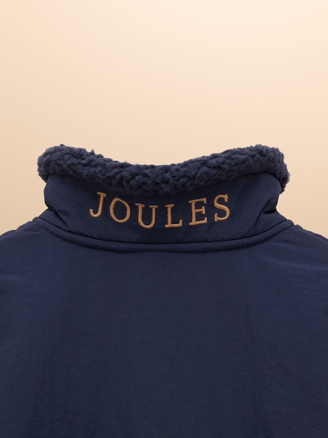 joules Boys' Billy Green and Tan Colourblock Quarter Zip Fleece