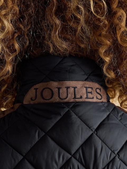 joules Braemar Luxe Navy Blue Showerproof Diamond Quilted Gilet