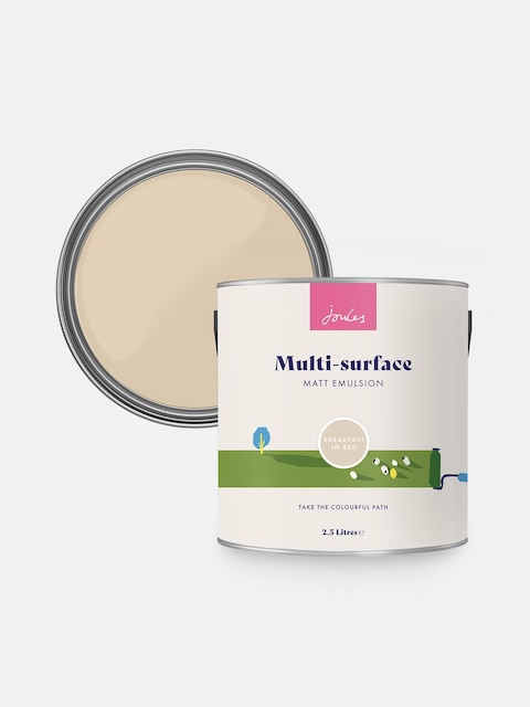 joules Breakfast in Bed Pink Multi Surface Matt Emulsion