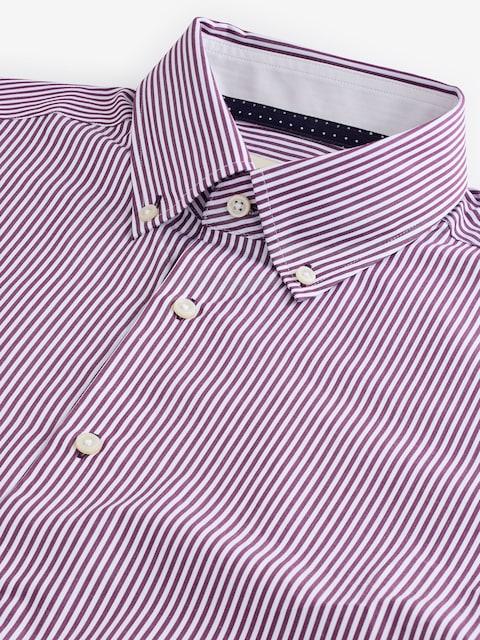 Joules Burgundy Red Bengal Long Sleeve 100% Cotton Shirt