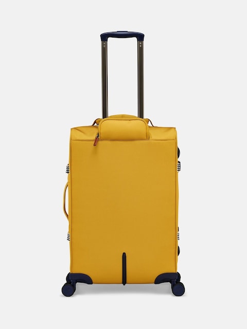 Joules Coast Antique Gold Medium 4 Wheel Soft Suitcase