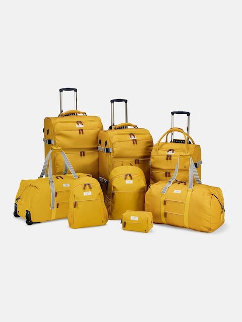 joules Coast Antique Gold Medium 4 Wheel Soft Suitcase