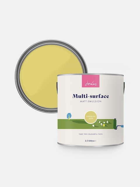 joules Cornish Sun Yellow Multi Surface Matt Emulsion