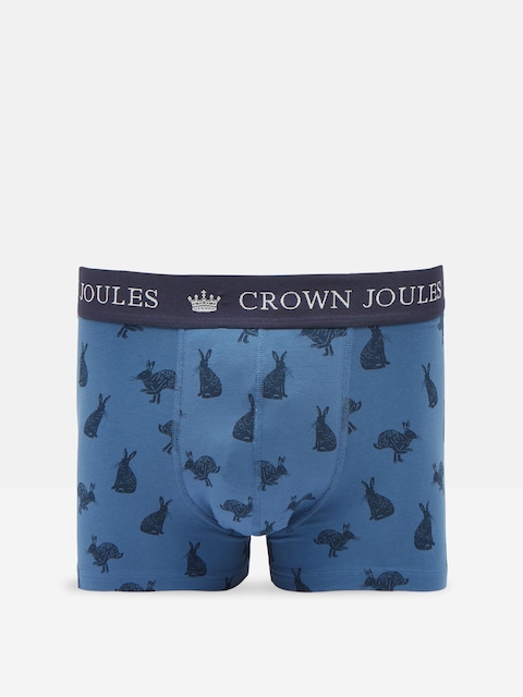 Joules Crown Joules Navy Blue Pack Of Two Cotton Boxers