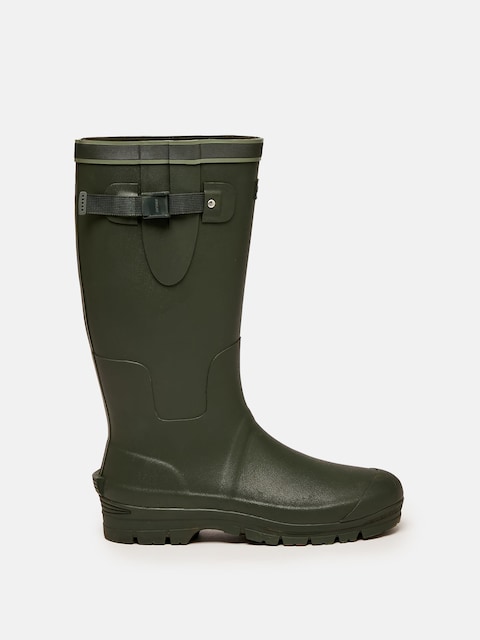 Joules Eckland Green Adjustable Neoprene Lined Tall Wellies