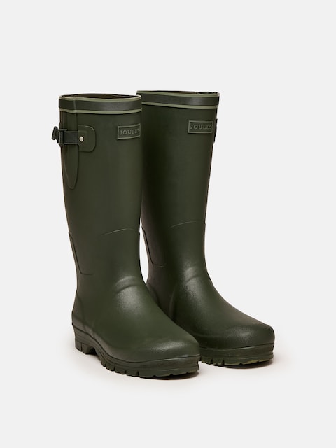 Joules Eckland Green Adjustable Neoprene Lined Tall Wellies