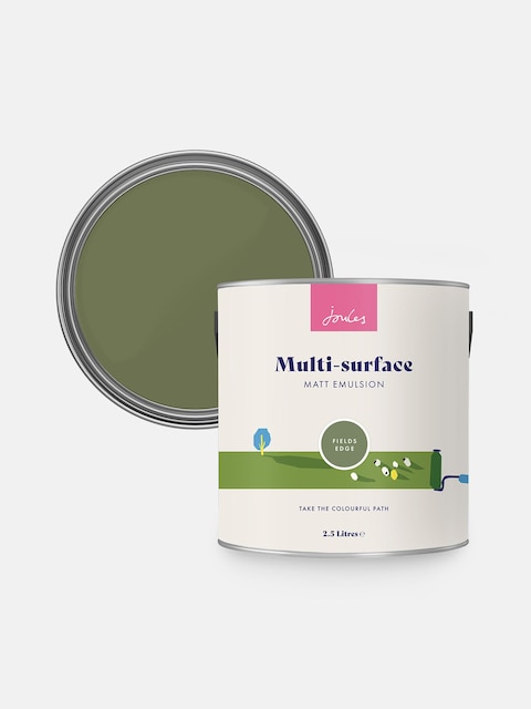joules Fields Edge Green Multi Surface Matt Emulsion