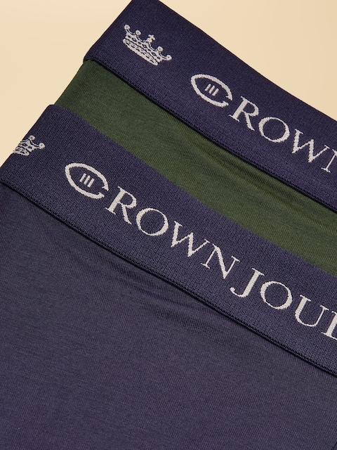 joules Get A Move On Blue/Green Pack of Two Sports Boxers