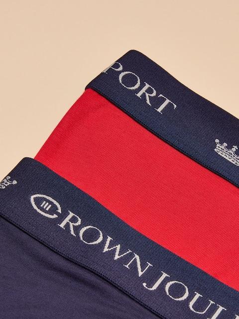 joules Get A Move On Navy/Red Pack of Two Sports Boxers