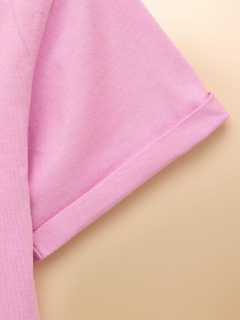 joules Girls' Fundays Lilac Purple Short Sleeve Screenprint T-Shirt