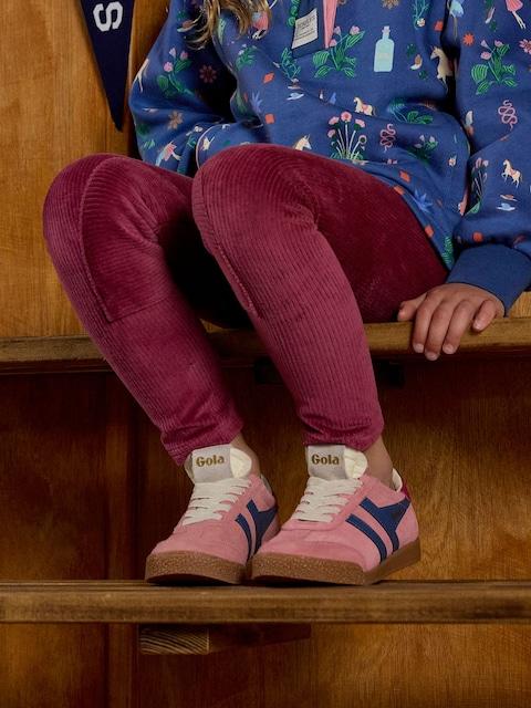 Joules Girls' Giddy Up Berry Red Stretch Cord Legging