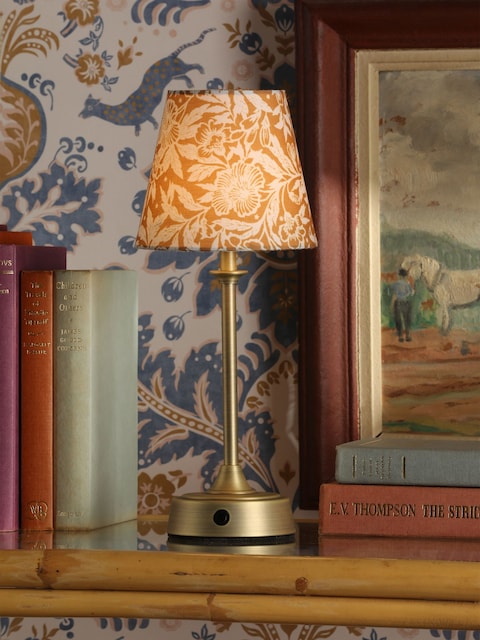 Joules Gold Apsley Rechargeable Led Wireless Table Lamp