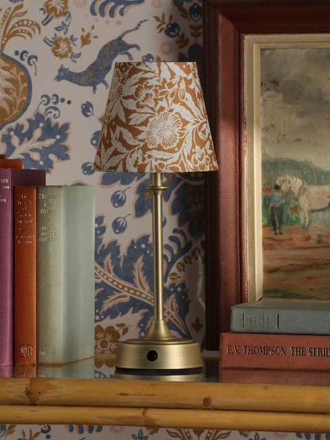 Joules Gold Apsley Rechargeable Led Wireless Table Lamp