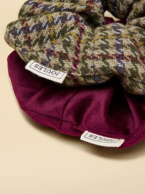 joules Annika Multi Scrunchie Pack of Two