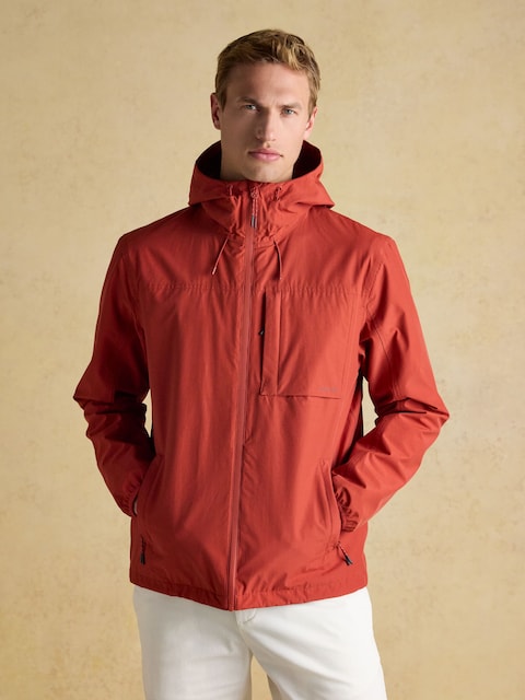 Joules Ayston Orange Lightweight Waterproof Coat