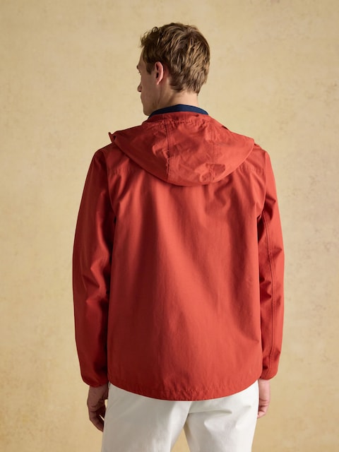 Joules Ayston Orange Lightweight Waterproof Coat