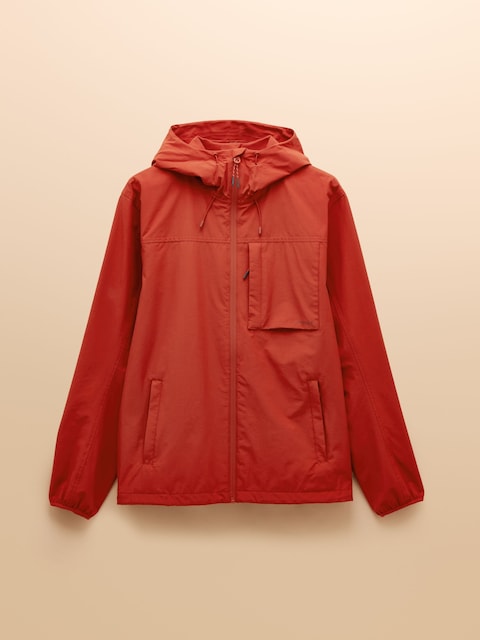 joules Ayston Orange Lightweight Waterproof Coat