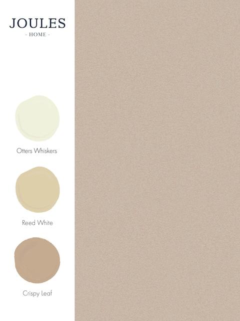 joules Beige Natural Plain 10M Wallpaper