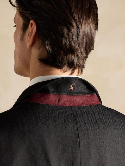 joules Black Slim Fit Morning Suit Jacket