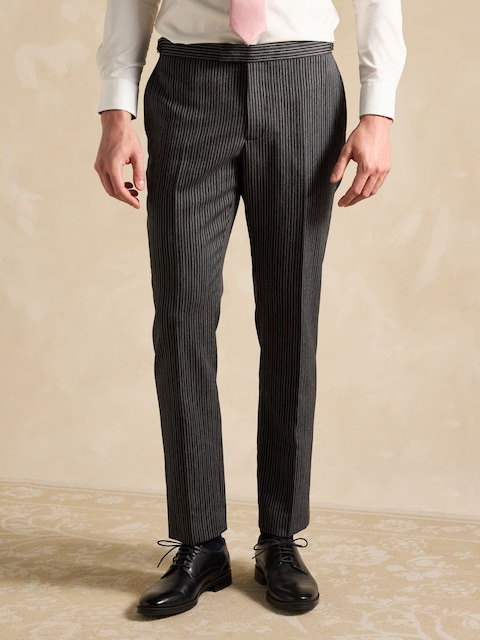 Joules Black Slim Fit Morning Suit Trousers