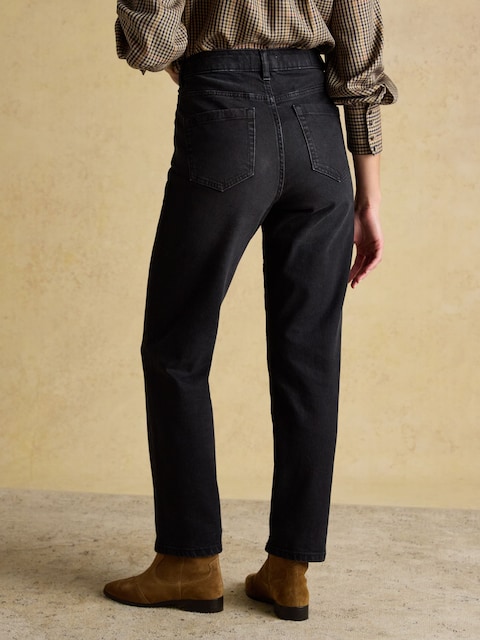 Joules Black Straight Fit Mid Rise Jeans