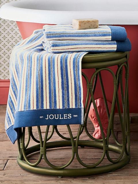 Joules Blue Grove Stripe Towel