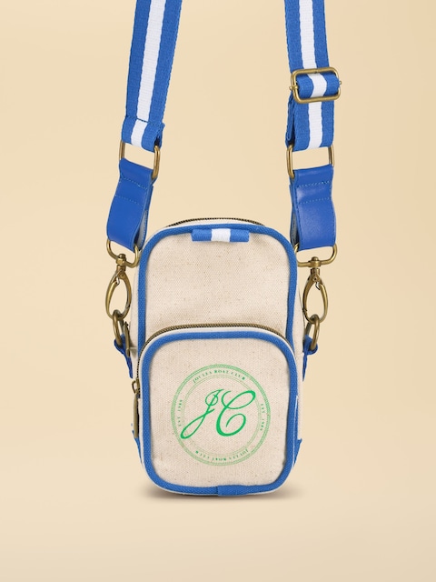 Joules Blue Oat Boat Club Crossbody Bag
