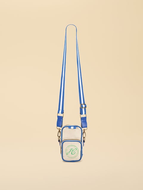 Joules Blue Oat Boat Club Crossbody Bag
