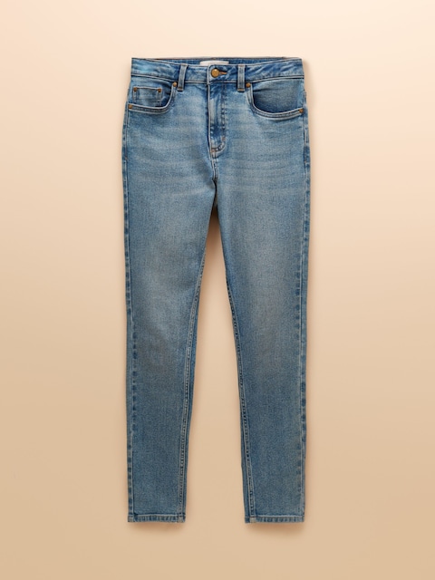 joules Blue Skinny Fit Mid Rise Jeans