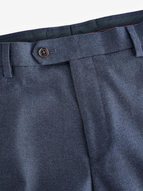 joules Blue Slim Fit Flannel Suit Trousers