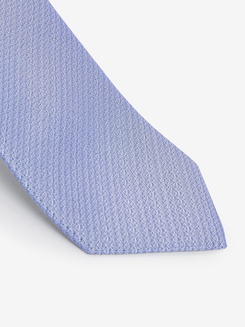 Joules Blue Textured Silk Tie