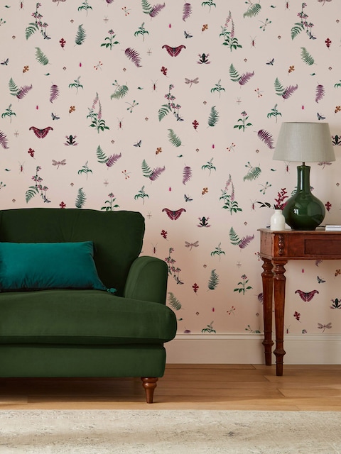 Joules Blush Creme Midnight Beasts 10M Wallpaper