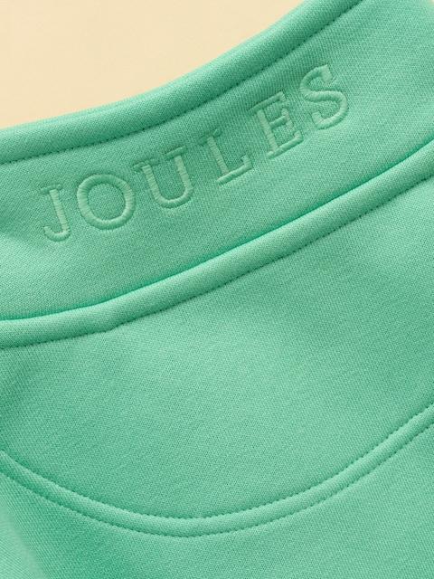 joules Boys' Alfie Green Quarter Zip Sweatshirt