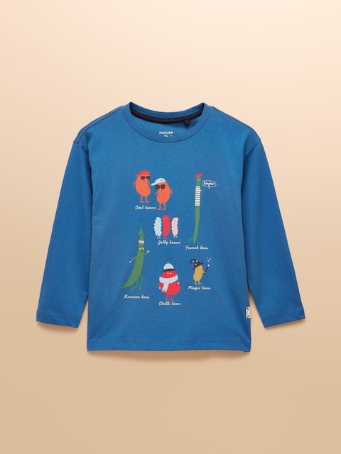 Joules Boys' Finlay Blue Long Sleeve Top