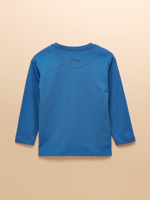 Joules Boys' Finlay Blue Long Sleeve Top