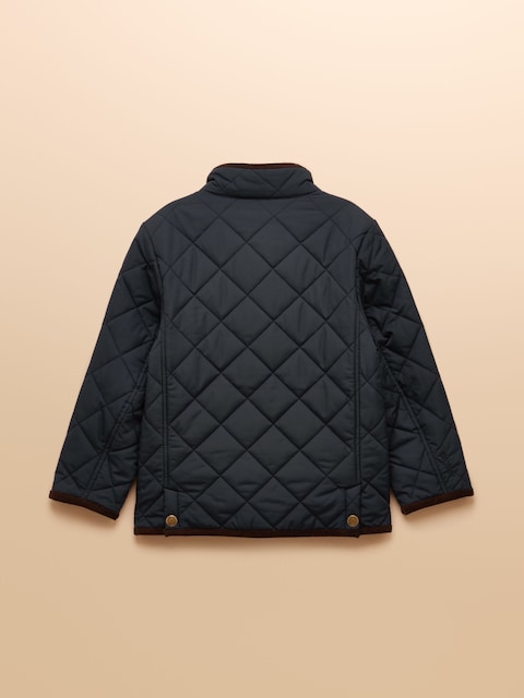 Joules Boys' Maynard Navy Quilted Jacket
