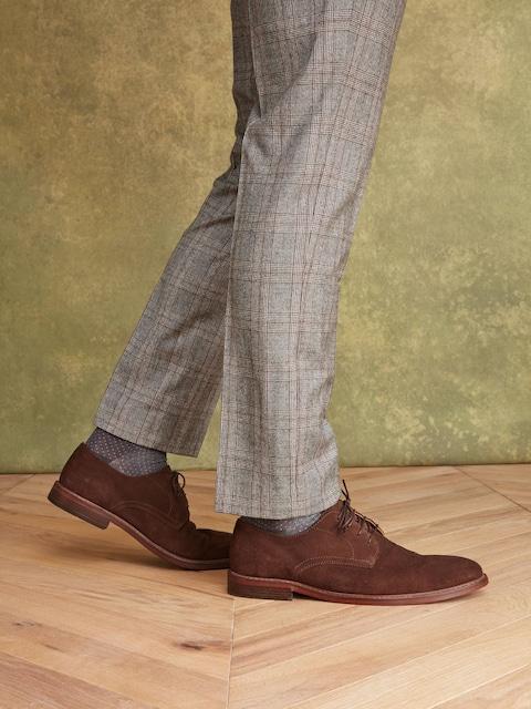 joules Brown Suede Derby