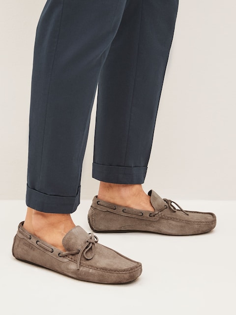 Joules Brown Suede Driver Shoes