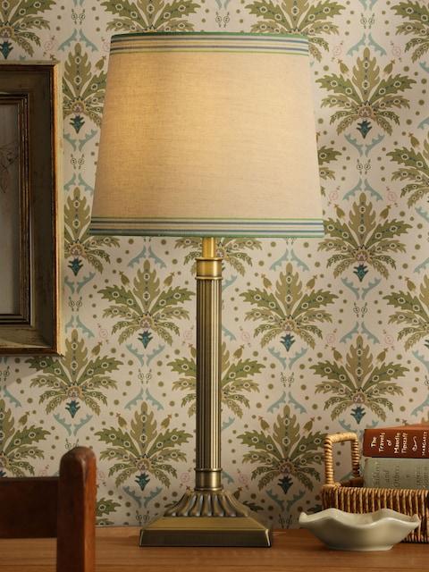 Joules Buscot Brass Square Base Table Lamp