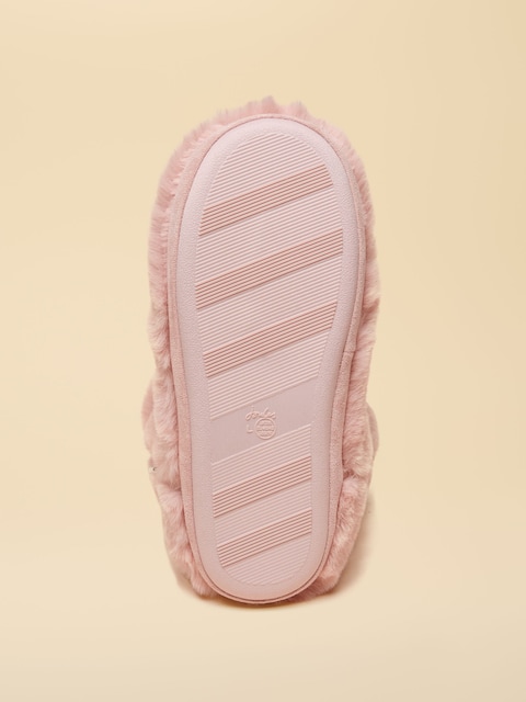 joules Cabin Luxe Pink Slipper Boot