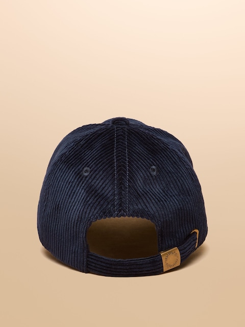 Joules Chadwick Navy Corduroy Unisex Baseball Cap