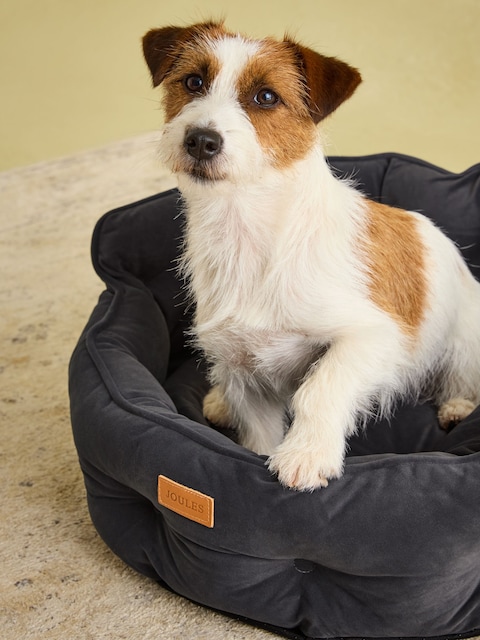 Joules Chesterfield Grey Pet Bed