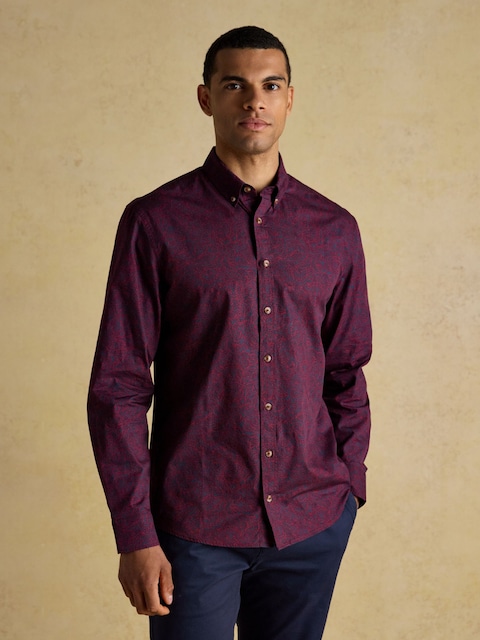 Joules Classic Fit Port Printed Shirt