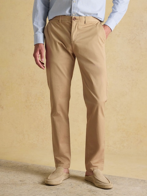 Joules Classic Fit Tan Chino Trousers