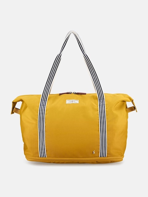 Joules Coast Antique Gold Packaway Duffle Bag