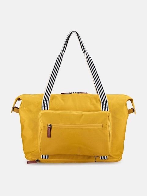 Joules Coast Antique Gold Packaway Duffle Bag