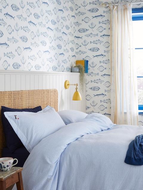 Joules Coast Blue Name The Plaice 10M Wallpaper